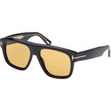 Tom Ford TF1201 01E Icon Geometric Siyah Kare Unisex Güneş Gözlüğü