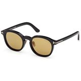 Tom Ford TF1277 01E Unisex Güneş Gözlüğü - Siyah - Sarı