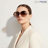 Tom Ford TF564 48G 64 9 140 Kahverengi Rania 02 Kadın Metal Güneş Gözlüğü