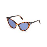 Tom Ford TF820 55V Cat Eye Havana Kadın Güneş Gözlüğü