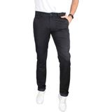 Tom Free Store Erkek Koyu Renk Yan Cepli Likrasız Klasik Ince Kot Pantolon 2281 - 34 - Siyah