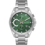 Tom Jones Oval Tachymeter Bezel Erkek Kol Saati - Yeşil