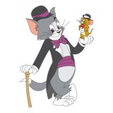 Tom Ve Jerry Hand Araba Sticker Motor Bisiklet Laptop Sticker Etiket Cikartma