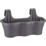 Tom5 Askılı Balkon Saksı 53Cm, 10 Litre Antrasit