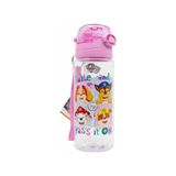 Tomac Pembe Paw Petrol Şeffaf Matara 500ml - Kız Çocuk Suluk
