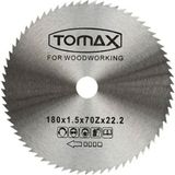 Tomax 180x1.5x22.2x70Z Diş Elmassız Ağaç Daire Testeresi