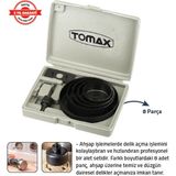 Tomax Ahşap Panç Seti 8 Parça Kutulu 64-127 mm - Gri