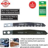 Tomax Dekupaj Ağzı Bıçağı (Delikli) No.3 (5x5 25 Adet) - Siyah