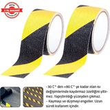 Tomax Kaydırmaz Bant 50 mm x 5 mt Siyah Sarı