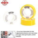 Tomax Odeon Teflon Bant 10 mt 0,075 x 12 mm (100 Adet) - Gri