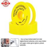 Tomax Odeon Teflon Bant 15 mt x 02 x 19 mt (Büyük) (25 Adet) - Gri