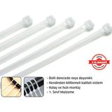 Tomax Plastik Kilitli Kelepçe 5X300 mm Beyaz