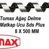 Tomax SDS Plus Ağaç Delme Ahşap Delme Delici 8x500 Matkap Ucu