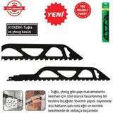 Tomax Tilki Kuyruğu 305 mm (Tuğla-Ytong) S1243HM (5 Adet) - Siyah