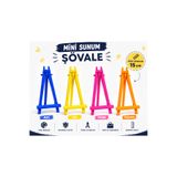 TOMBİ-X 15 cm Mini Dekoratif Şövale – Renkli Masaüstü Sunum ve Dekoratif Ürün Standı