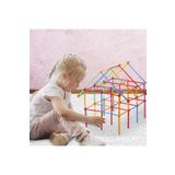TOMBİ-X Eğitici Bambu Çubukları 600 Parça Puzzle 4 5 Yaş Eğitici Oyunlar Stres Oyuncakları Oyuncak Rafı