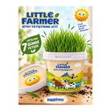 TOMBİ-X Little Farmer Çim Yetiştirme Kiti – Eğitici Bitki Yetiştirme Seti Çim Adam Çimoloji – 1 Adet