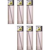 Tombow 0.3 Kalem Ucu 6 Paket HB 60 mm Esnek ve Kolay Kırılmayan Uç Özelliği ile