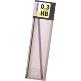 Tombow 0.3 mm Mekanik Kalem Ucu Standart Siyah Renk Esnek ve Dayanıklı 1 Paket