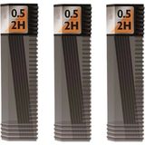 Tombow 0.5 mm Min Mono Lead Uç 12UÇ Tüp 2h ( 3 Kutu) - Siyah - Kalem Ucu - Uç Kalınlığı