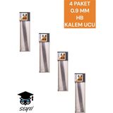 Tombow 4 Paket 0.9 mm Hb Kalem Ucu Çok Renkli Ölçüler ile Kullanıma Uygun - diğer