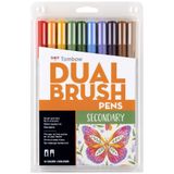 Tombow AB-T Dual Brush Pen G.Kalem Seti Secondary (Ara Renkler) 10 renk