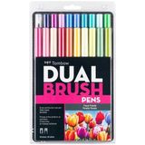 Tombow : Ab-T Dual Brush Pen Grafik Kalem Seti : Çiçek Renkleri (20 Renk)