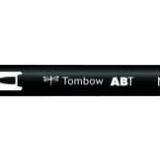 Tombow Dual Brush Pen N25 Lamp Black Grafik Çizim Kalemi