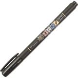 Tombow : Fudenosuke : Fırça Uçlu Çizim & Kaligrafi Kalemi : Yumuşak Uç (Siyah)