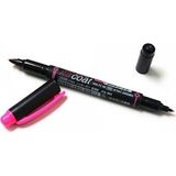 Tombow : Kei-Coat : Çift Uçlu Fosforlu Kalem : Pembe