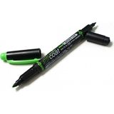 Tombow : Kei-Coat : Çift Uçlu Fosforlu Kalem : Yeşil Sarı
