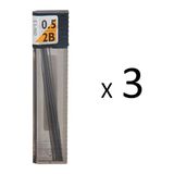 Tombow Kurşun Kalem Ucu Mono Lead 2b 0.5 mm 3'lü
