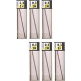 Tombow Mekanik Kurşun Kalem Ucu 0.3 mm Siyah Renk 6 Paket Uzun Ömürlü Kullanım