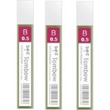 Tombow Min 05 B Green Tüp ( 3 Tüp ) - Siyah - Kalem Ucu - Uç Kalınlığı