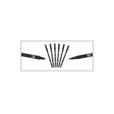Tombow N15 6 Adet Kutusunda ABT Dual Brush Çift Uçlu Siyah Marker Set