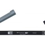 Tombow N52 Cool Gray 8 AB-T Dual Brush Grafik Kalemi