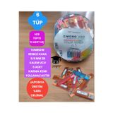 Tombow Renkli Kasa 0.5 mm 2b Kalem Ucu 6 Adet Karma Renk Yollanacaktır