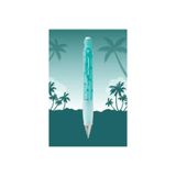 Tombow Serve Deep Versatil Kalem, 0.7 mm, Palmiye Desen, Mavi
