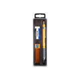 Tombow SH-300 Mekanik Kurşun Kalem Seti, 0,7mm, Turuncu, MONO Silgi ve Uç Takımı