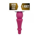 Tombul Torna Ahşap Ayak Mobilya Masa Ve Dolap Ayağı(Pembe)(Kayın / Gürgen) Pembe 18Cm 18Cm - 1 Adet