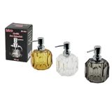 TOMBUL YUVARLAK - PRİZMA ŞEFFAF - RENKLİ AKRİLİK - MİKA KRİSTAL SIVI SABUNLUK 180ML (5264)