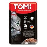 Tomi 100 gr Pouch Dana Etli Ve Hindili Kedi Yaş Maması