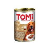 Tomi 3 Çeşit Kümes Hayvanlı 400 gr Konserve Köpek Maması