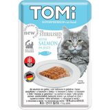 Tomi Pouch Somon ve Yumurta Tahılsız 85 gr Kısırlaştırılmış Kedi Mama