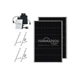 Tommatech 300WE 2x240WP Mikro İnverter Balkon Güneş Paneli Paketi