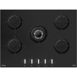 Tommatech TAO7001BG Siyah 70 cm Wok Gözlü Ankastre Gazlı Ocak
