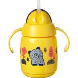 Tommee Tippee 300 ml Kolay İçim Alıştırma Bardağı Sarı Ergonomik Tutma ve Bebek Sağlığına Uygun - Bej