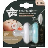 Tommee Tippee Breastlike Emzik 2 Li 6-18 Ay - Renkli - Standart