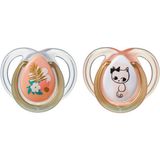 Tommee Tippee Moda Emzik Kız 0-6 Ay + Emzik Askısı - Gri - 0 - 1 Yaş