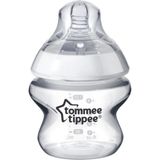 Tommee Tippee Naturel PP Biberon 150 ml Beyaz Polipropilen Malzeme ile 3 Yönlü Kompakt Şekil